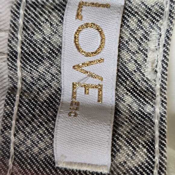 Love Etc. Reptile Print Denim Mini Skirt - Picture 5 of 6